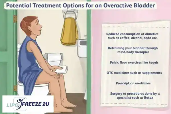 image of woman on toilet because of an overactive bladder Brighton and Hove