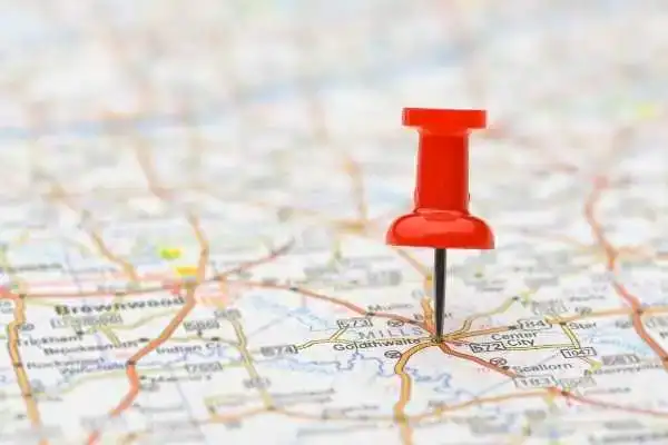Image of locations Brighton and Hove pin in a map Lipo Freeze 2U.