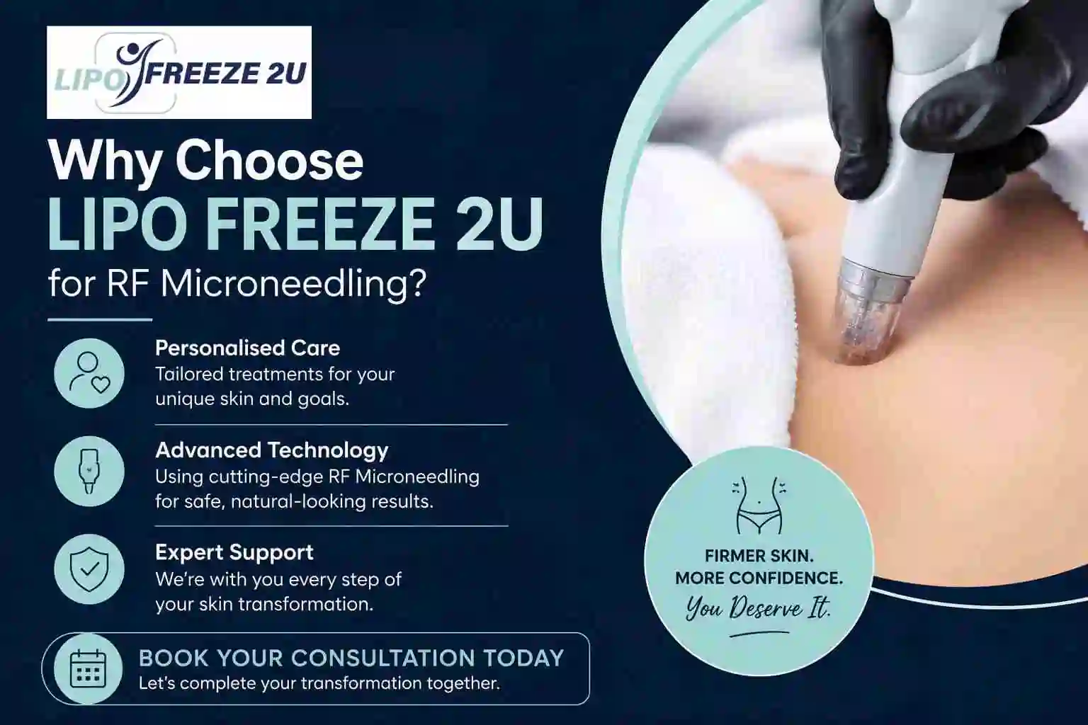 Why Choose LIPO FREEZE 2U for RF Microneedling Brighton and Hove?